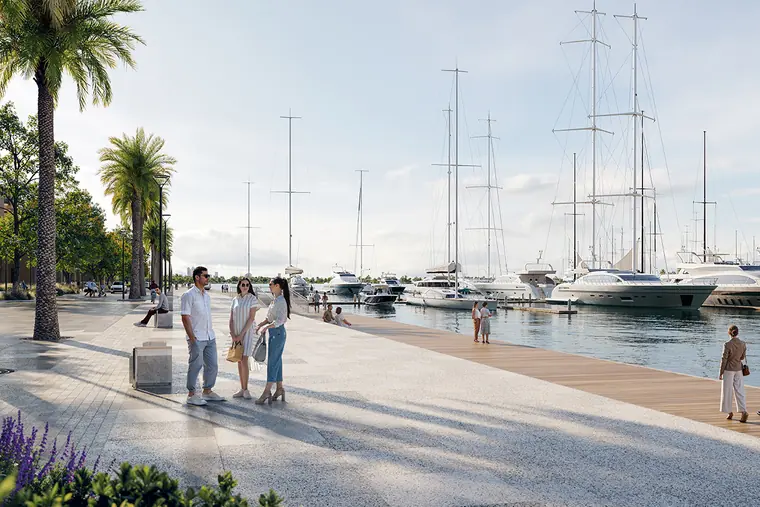 Marina Place 2 at Rashid Yachts & Marina, Emaar render