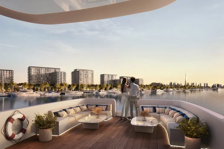 Pier Point at Rashid Yachts & Marina, Emaar render