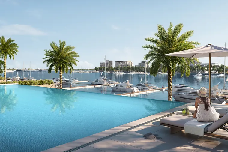 Porto View at Rashid Yachts & Marina, Emaar render