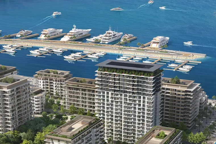 Seascape at Rashid Yachts & Marina, Emaar render